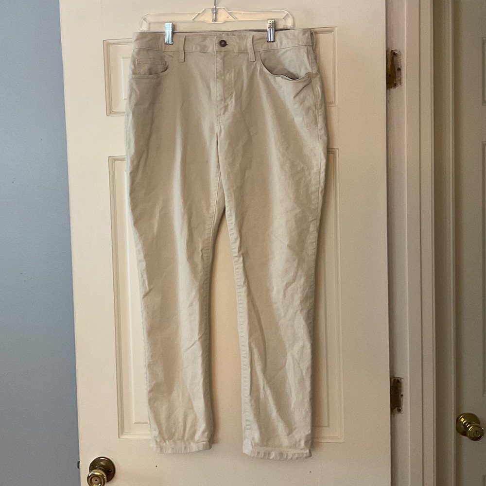 Flint and Tinder 365 Pant Athletic Tapered Fit Sand Khaki Chino Mens 32x30 Work